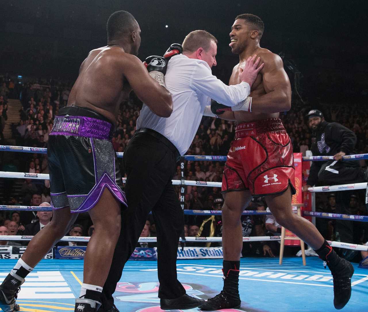 Eddie Hearn offers Dillian Whatte a rematch against Anthony Joshua after the pair continues to feud over social media