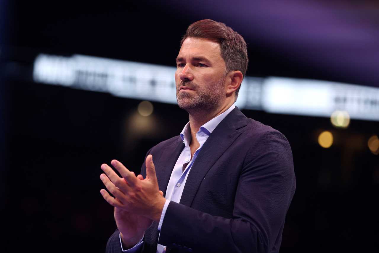 Eddie Hearn offers Dillian Whatte a rematch against Anthony Joshua after the pair continues to feud over social media