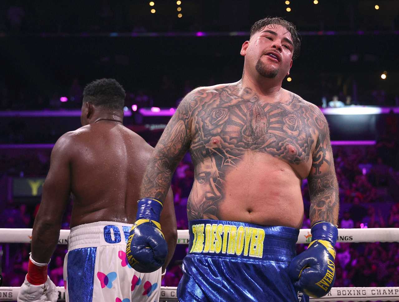 Fans gasp in amazement at Andy Ruiz Jr.'s transformation, as they exclaim 'the champion is slimming down.'