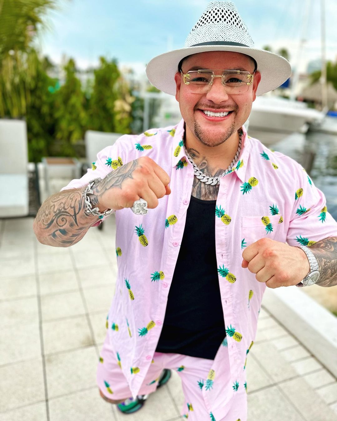 Fans gasp in amazement at Andy Ruiz Jr.'s transformation, as they exclaim 'the champion is slimming down.'