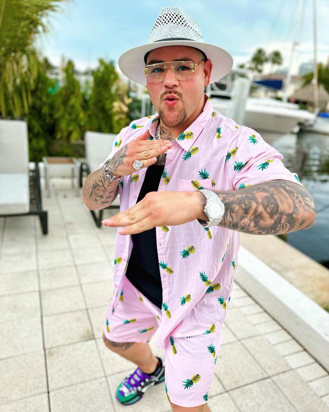 Fans gasp in amazement at Andy Ruiz Jr.'s transformation, as they exclaim 'the champion is slimming down.'