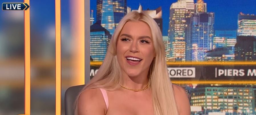 OnlyFans star Elle Brooke teases her fans with underboobs after teasing Piers Morgan about her pornography career