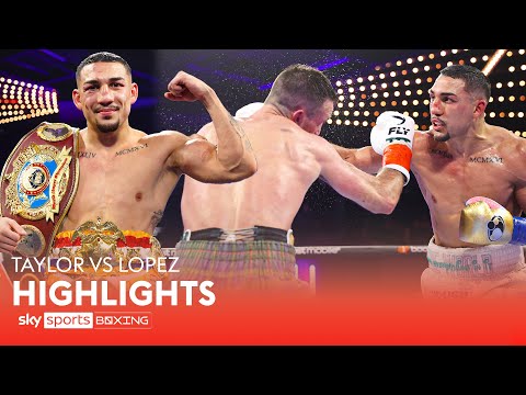 Taylor loses unbeaten record! 😲  Josh Taylor vs Teofimo Lopez HIGHLIGHTS!