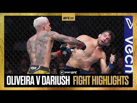 The King has returned! Charles Oliveira vs. Beneil Dariush UFC official fight highlights #UFC289