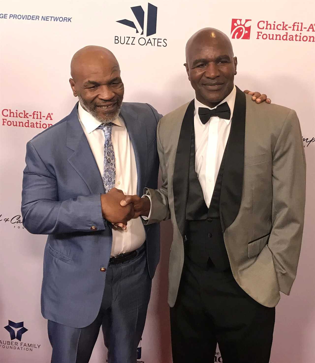 Evander Holyfield is still open to a show with Mike Tyson despite their combined age of 116, but has strict rules regarding the trilogy