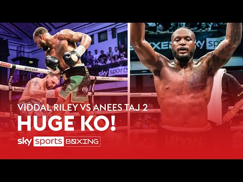 Vidal Riley scores a huge KO! Blasts Anees Tah in style