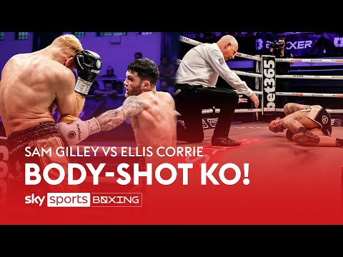 CRUCHING BODY SHOT KO Sam Gilley vs Ellis Corrie