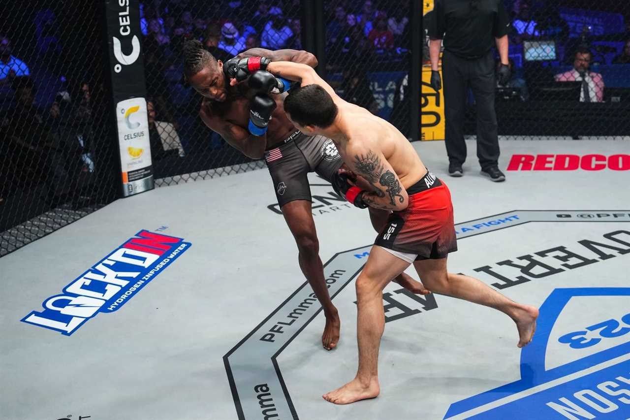 Watch Muhammad Ali's grand-son Biaggio score a brutal KO, as MMA star opens about 'pressure' being related to an icon
