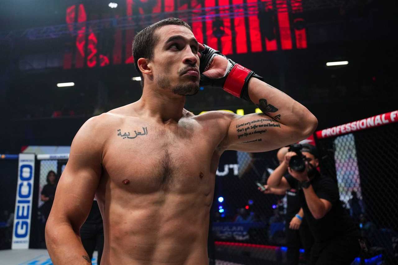 Watch Muhammad Ali's grand-son Biaggio score a brutal KO, as MMA star opens about 'pressure' being related to an icon