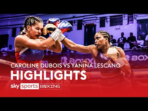 Caroline Dubois DROPS Yanina Lescano en route to winning