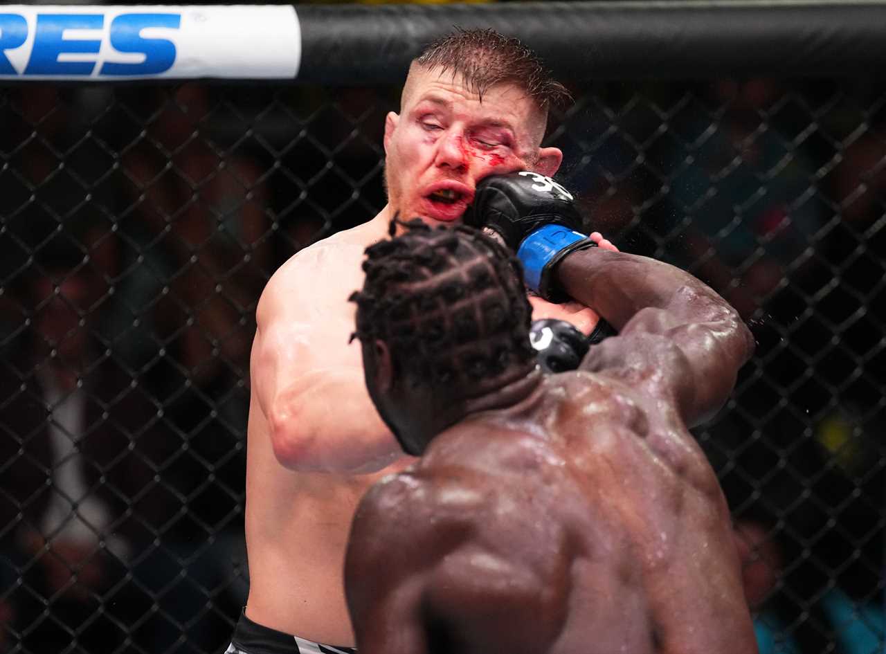 UFC fighter Marvin Vettori’s face is unrecognisable following brutal beating by Jacannonier at UFC Vegas75