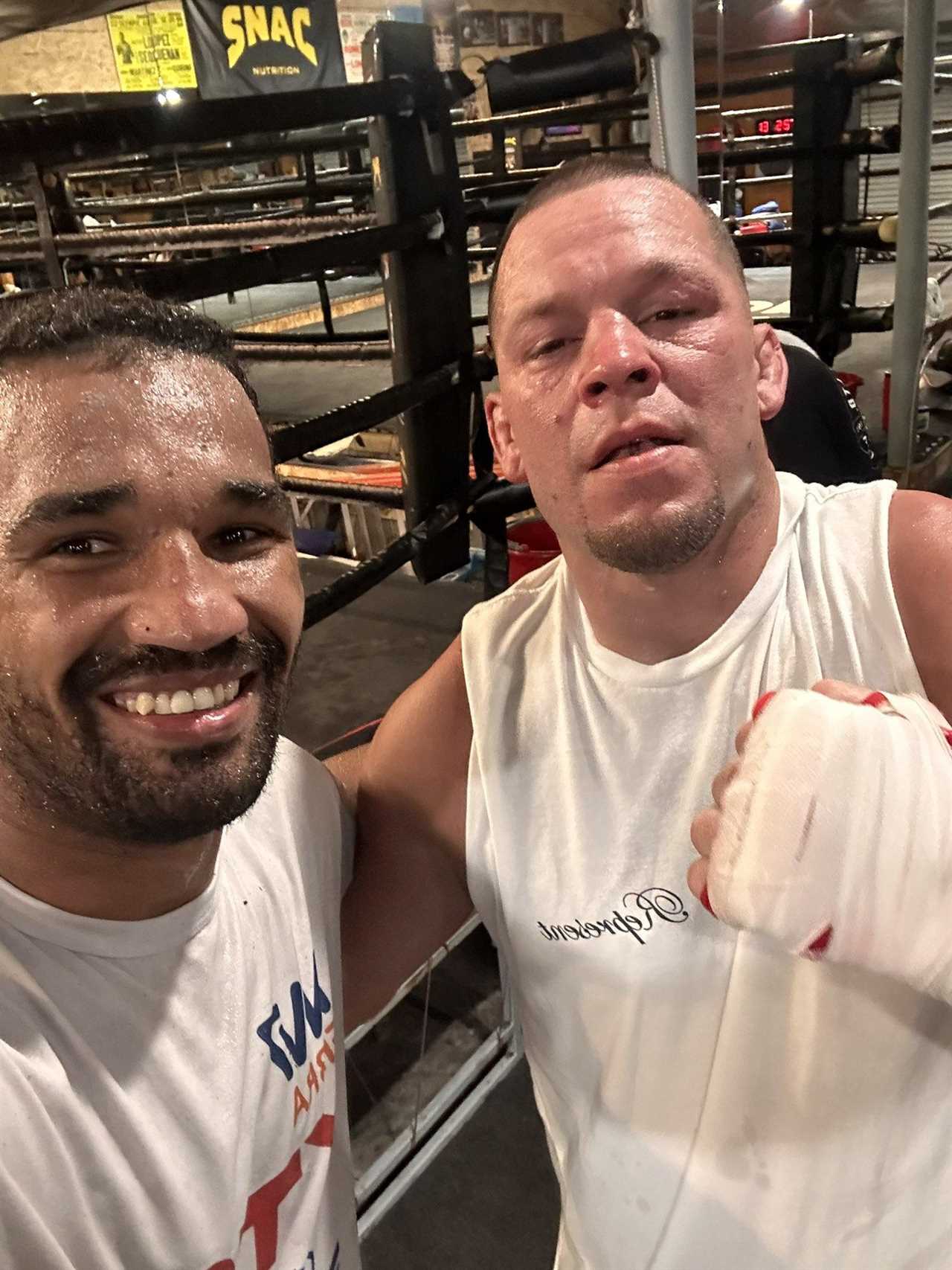 Nate Diaz 'died' while training for the Jake Paul fight. His sparring partner issued a warning.