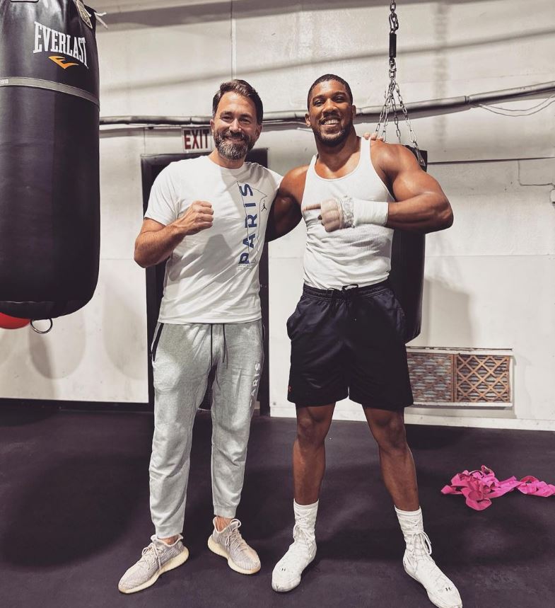 Eddie Hearn says Anthony Joshua must return by August as Dillian Whyte's fight falls apart