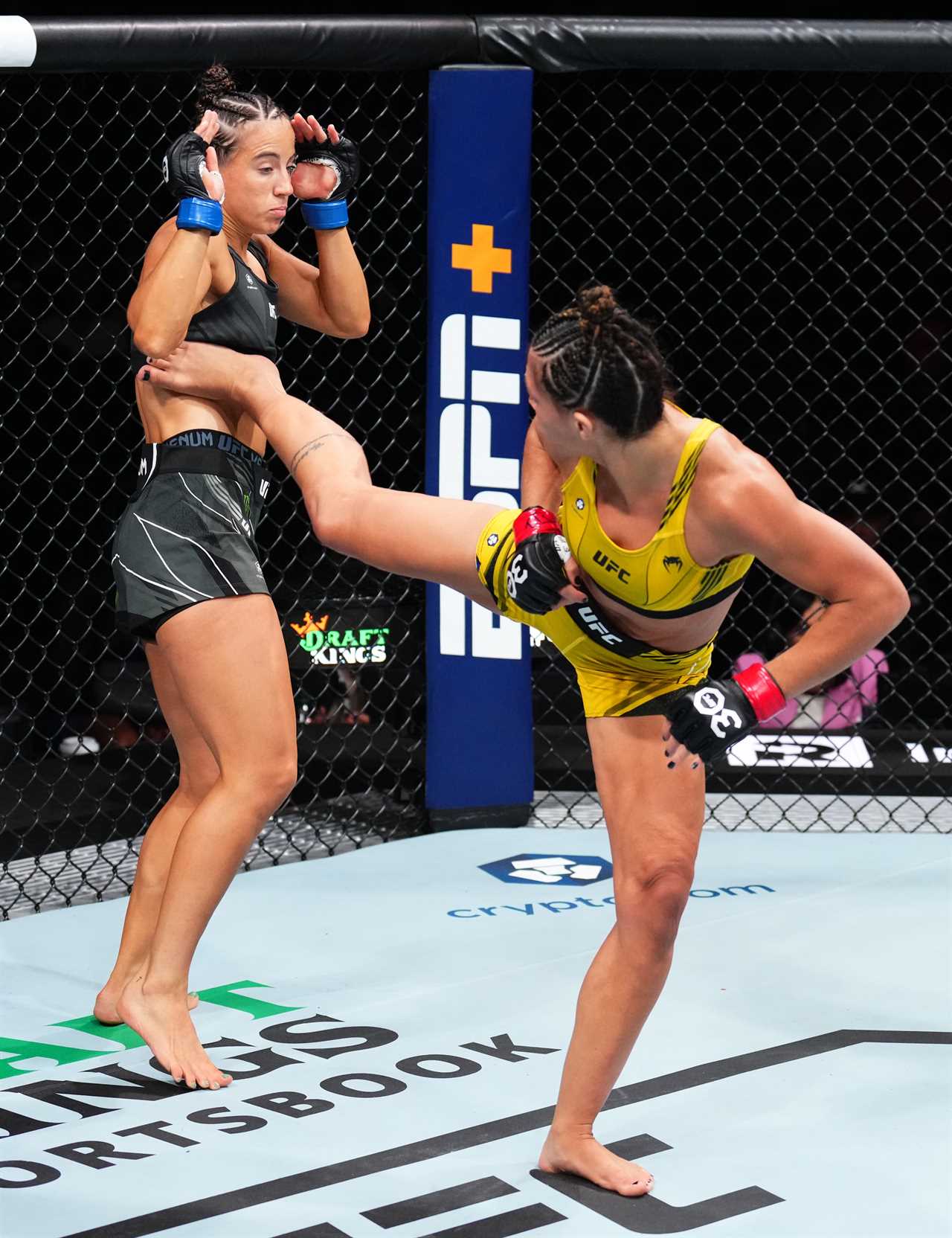 Fans debate whether this was the best female fight ever. UFC stars are unrecognisable following bloodbath battle