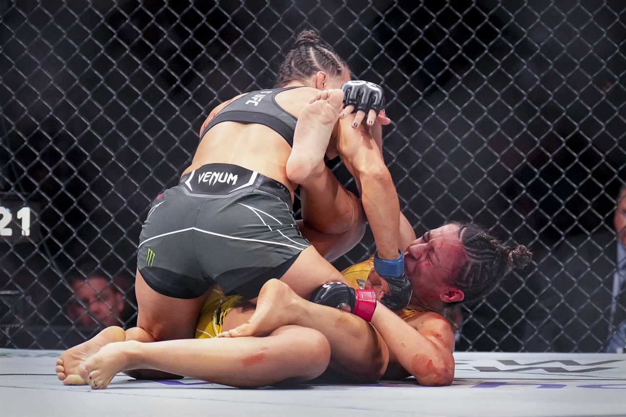 Fans debate whether this was the best female fight ever. UFC stars are unrecognisable following bloodbath battle