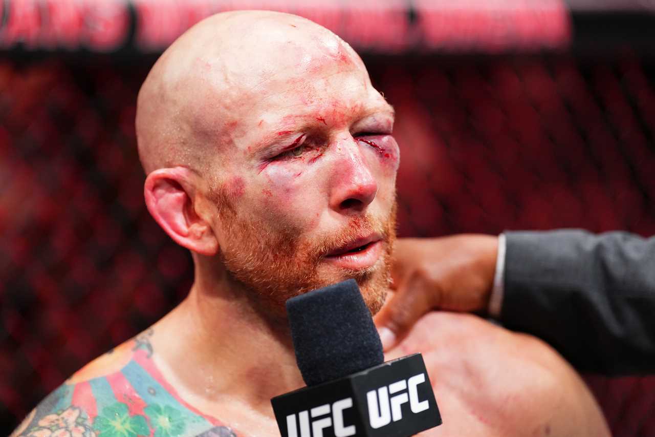 Ilia Topuria rearranged Josh Emmett's face at UFC Jacksonville, leaving him unrecognisable.