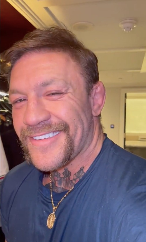 UFC star Conor McGregor debuts his '70s Porn Star Look', and Twitter is having a field day.