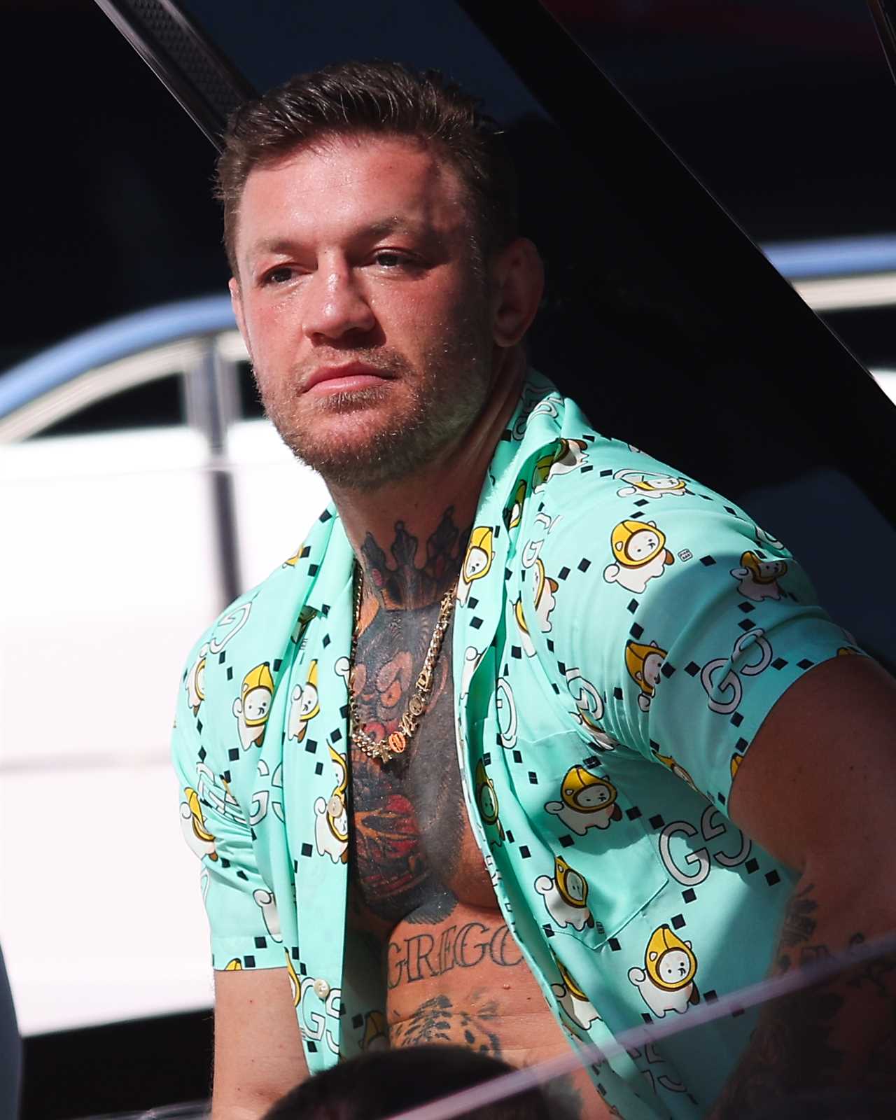 UFC star Conor McGregor debuts his '70s Porn Star Look', and Twitter is having a field day.