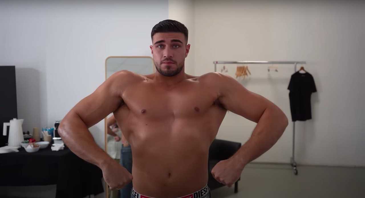 After a strict diet, Tommy Fury gorges on 10,000 calories of burgers and pasta for a Diesel photo shoot