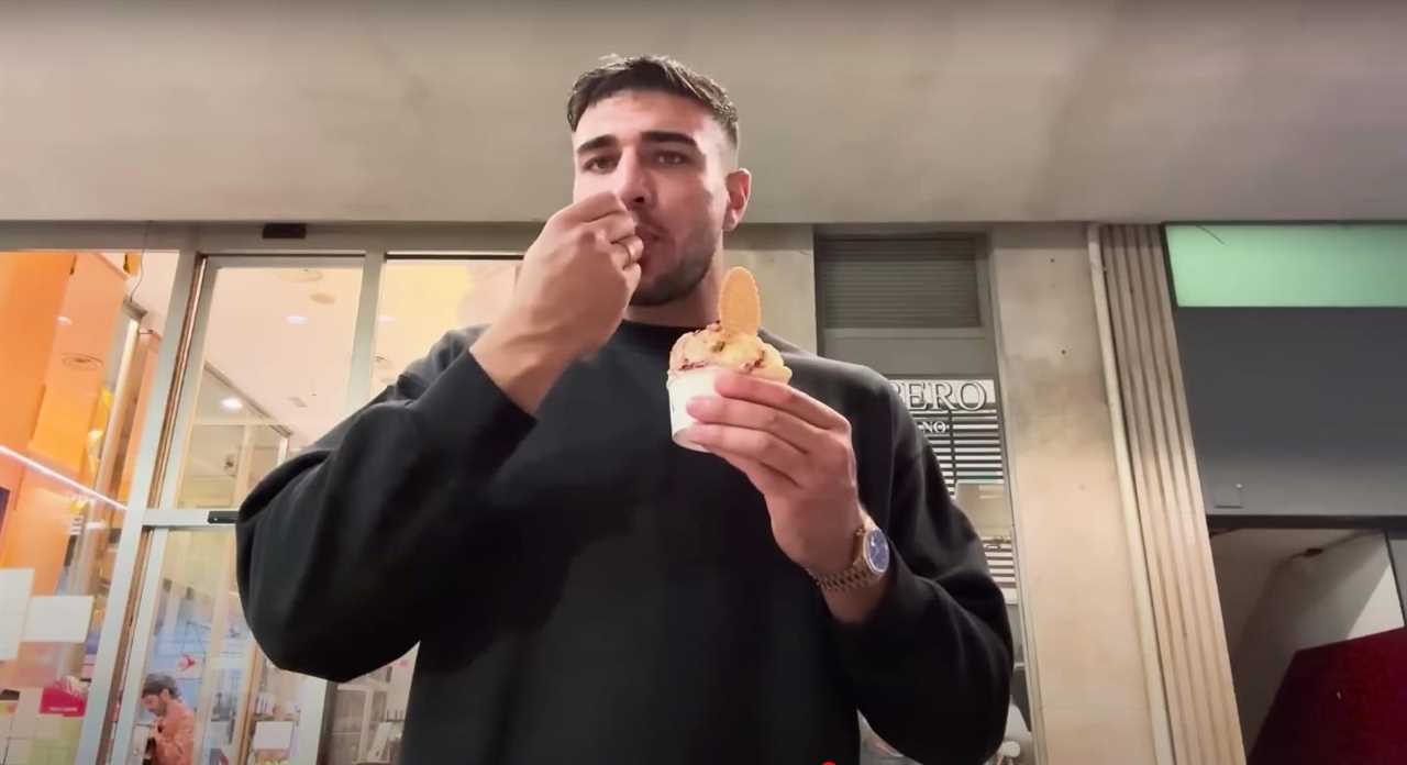 After a strict diet, Tommy Fury gorges on 10,000 calories of burgers and pasta for a Diesel photo shoot