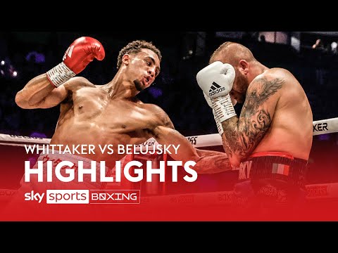 Ben Whittaker and Vladimir Belujsky - Showboating, stoppage & showboating