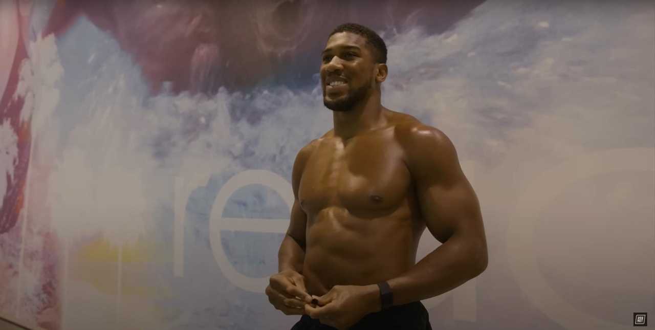 Anthony Joshua revealed he had sought SWIMMING advice from a former heavyweight opponent ahead of his next fight