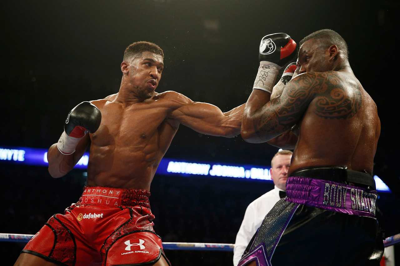 Anthony Joshua revealed he had sought SWIMMING advice from a former heavyweight opponent ahead of his next fight