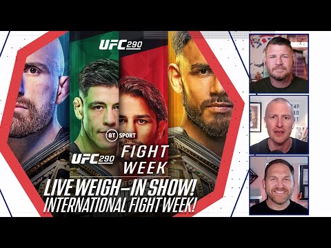 Live #UFC290 Weigh In Show Volkanovski Vs. Rodriguez with Michael Bisping at the UFC Apex