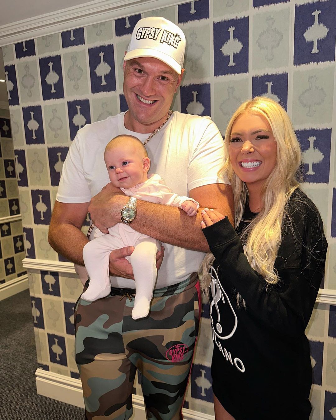 Tyson and his wife Paris promote the new Netflix series At Home with the Furys in advance of its August debut.