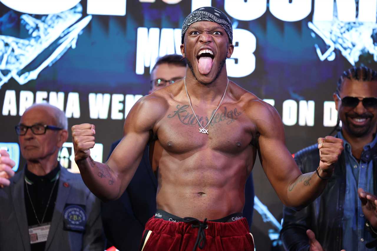 LONDON MAY 12: MF & DAZN X SERIES: 007 Ceremonial Weigh-In at The Drum, Wembley Park, London on the 12th May 2023. Misfits Boxing. Credit: Leigh Dawney/Misfits Boxing.