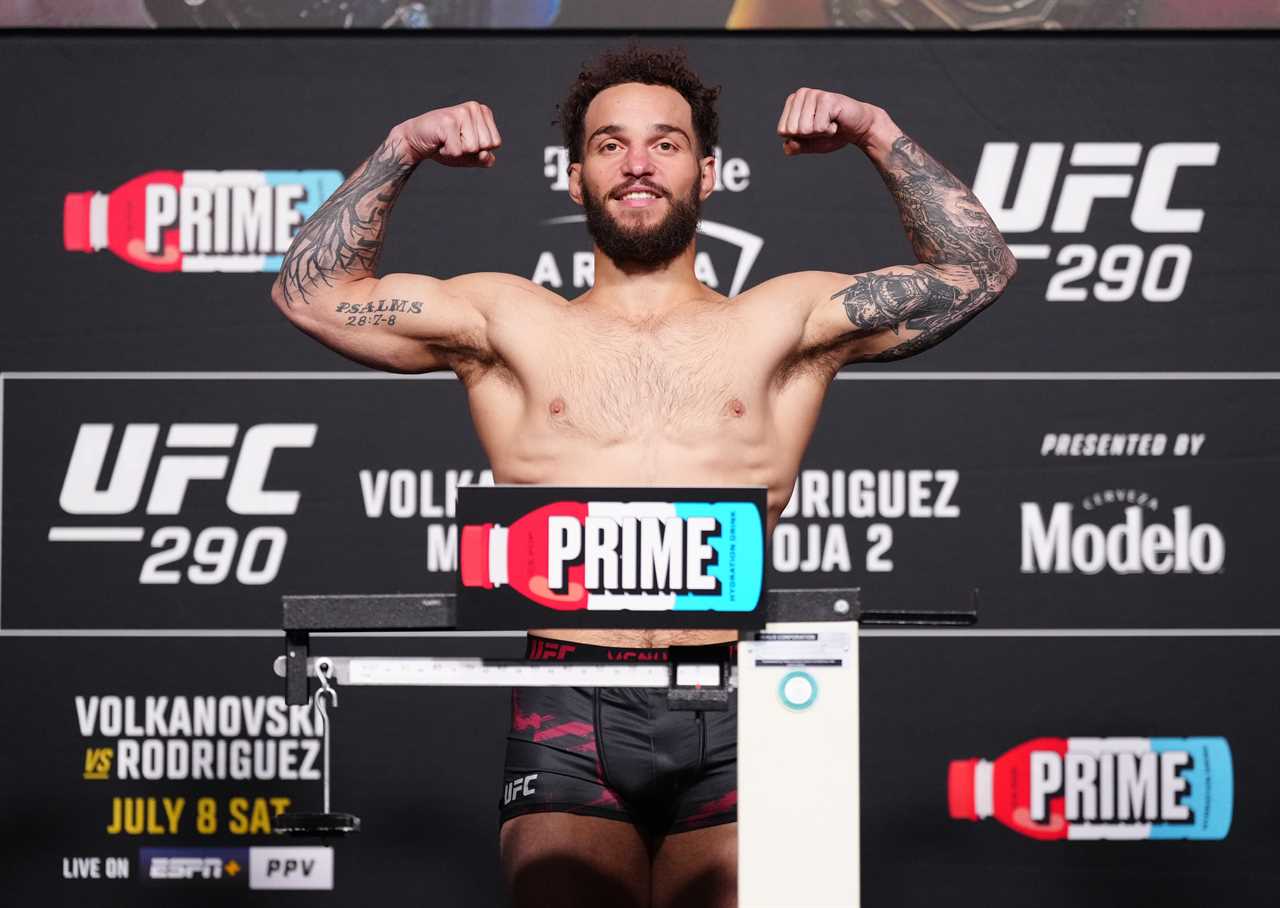 UFC star diagnosed hours before fight with rare brain disorder after MRI at UFC 290 that'may' have saved his life