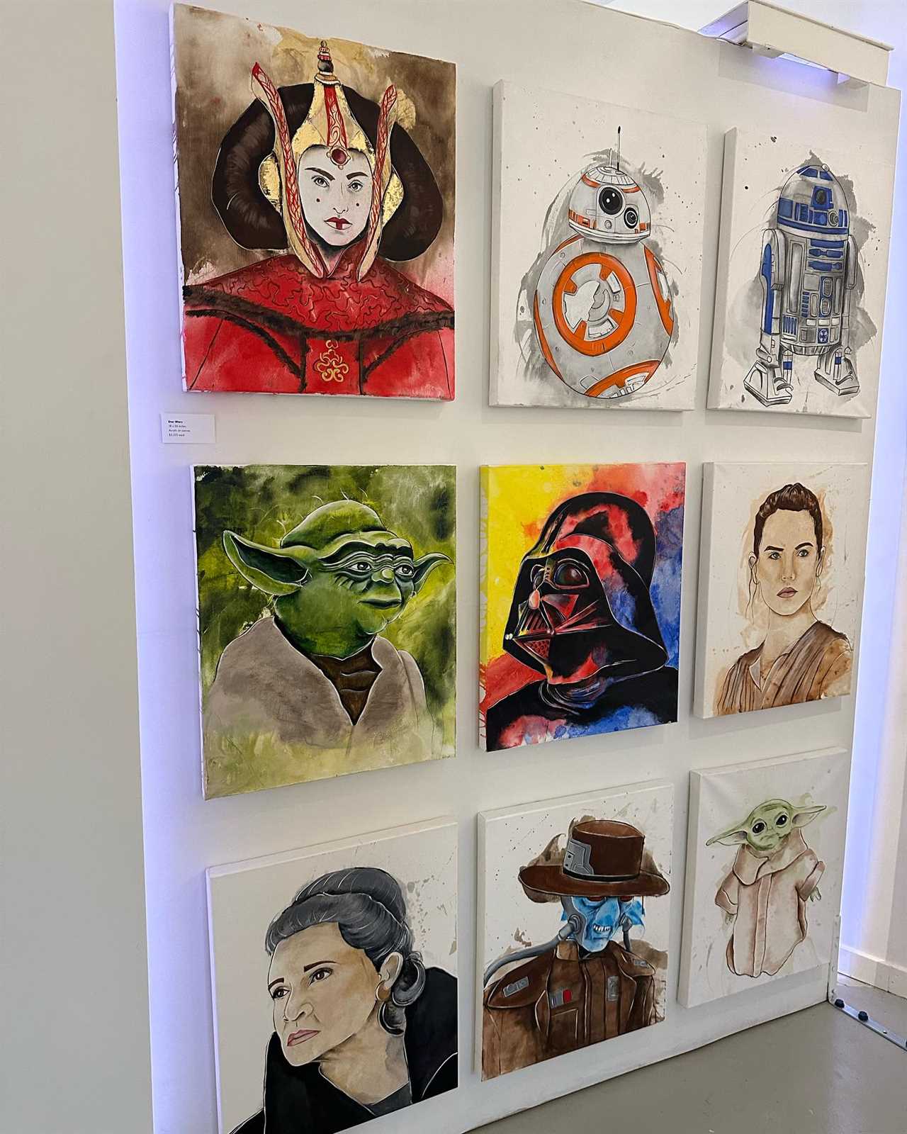 Joe Rogan congratulates Brittney Palmer, the UFC octagon-girl who opened her own art gallery at Las Vegas.