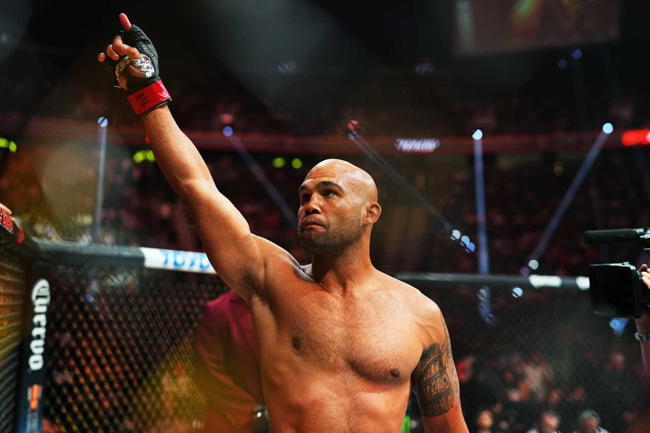 UFC legend Robbie Lawler tears up on live TV during emotional fairytale final fight with brutal KO