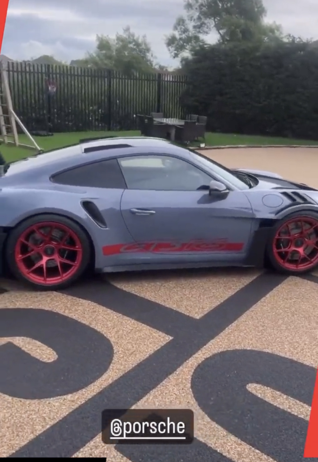 Tyson Fury Shows Off New Porsche GT3 RS on Instagram