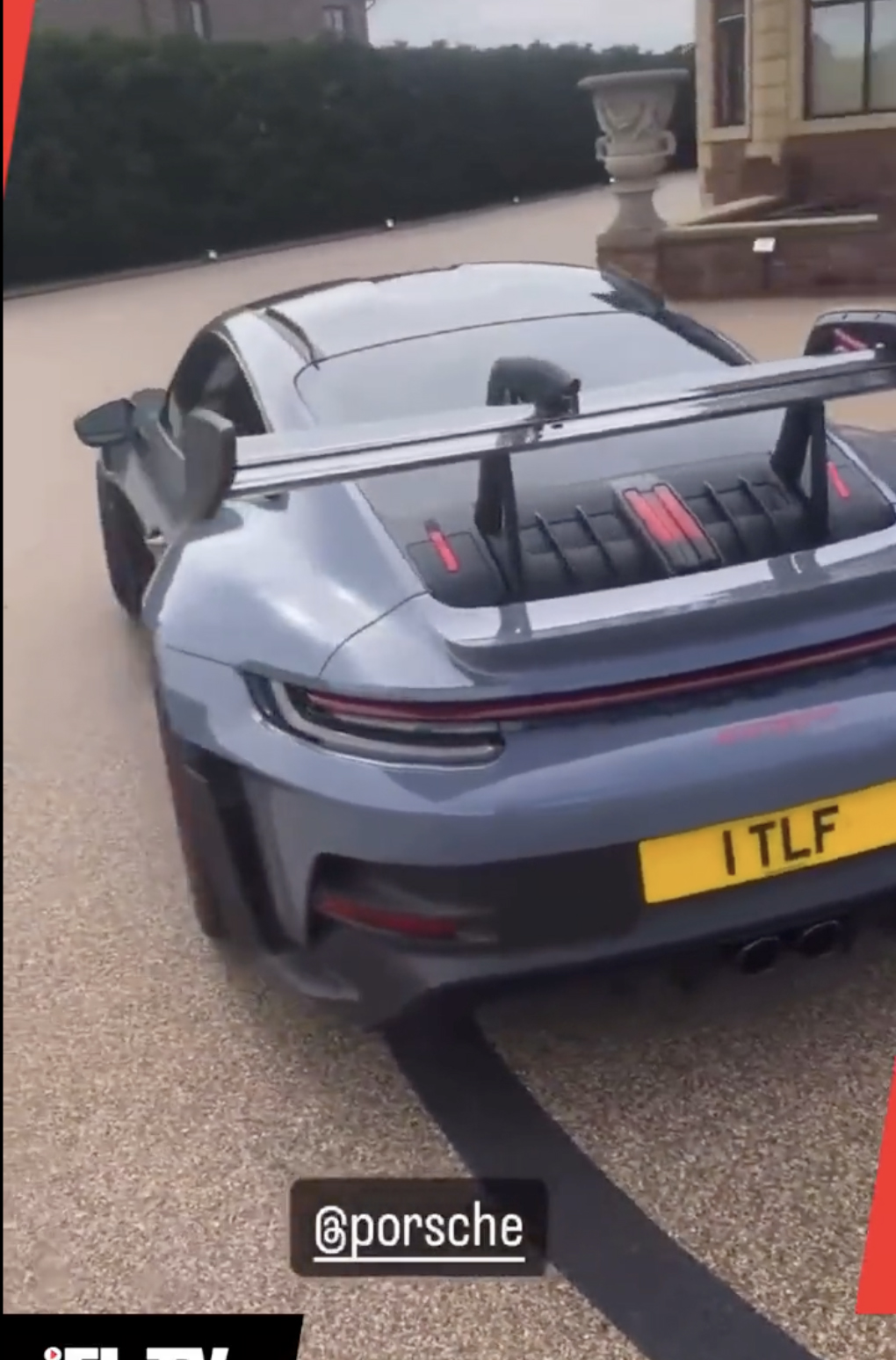 Tyson Fury Shows Off New Porsche GT3 RS on Instagram