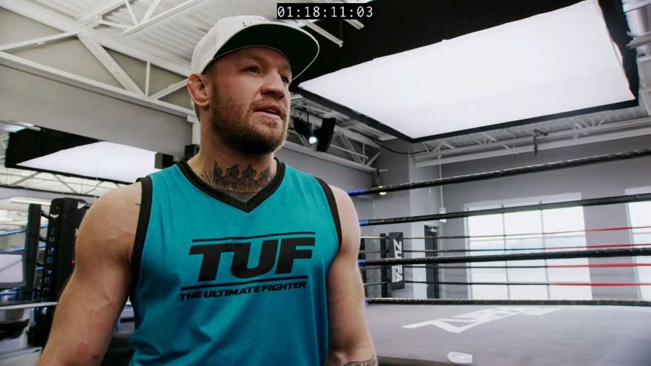 Conor McGregor executes a brutal body kick on a sparring partner as his Ultimate Fighter team suffers another loss