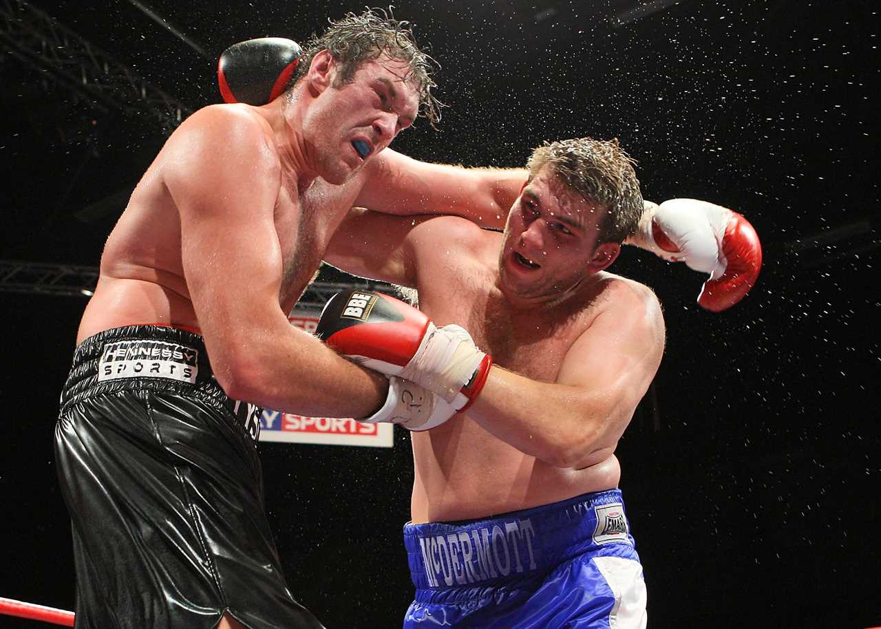 Tyson Fury narrowly avoided defeat to John McDermott (2009)