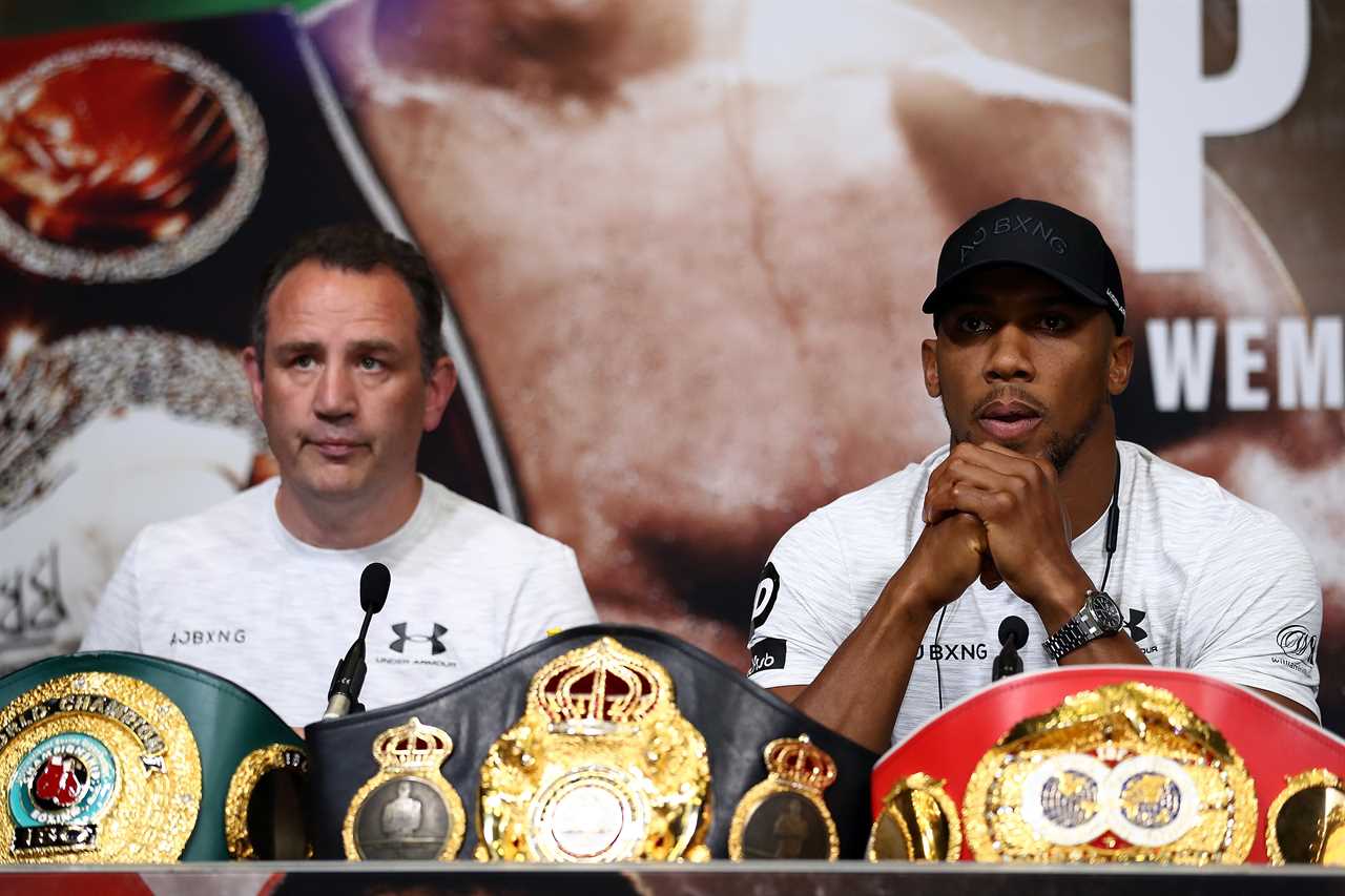 ANTHONY JOSHUA REVEALS ROB MCCRACKEN'S REASON FOR PARTING WAYS WITH HIM