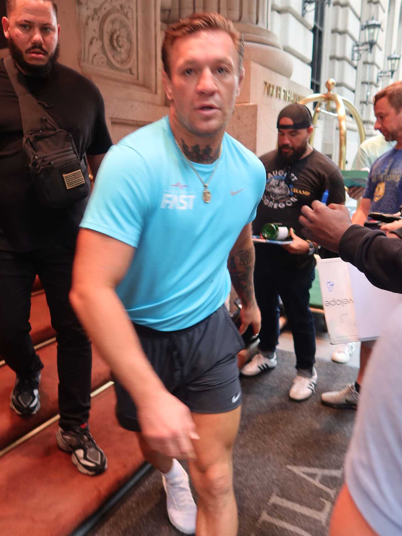 Conor McGregor debuts a clean-shaven appearance as he celebrates his birthday weekend