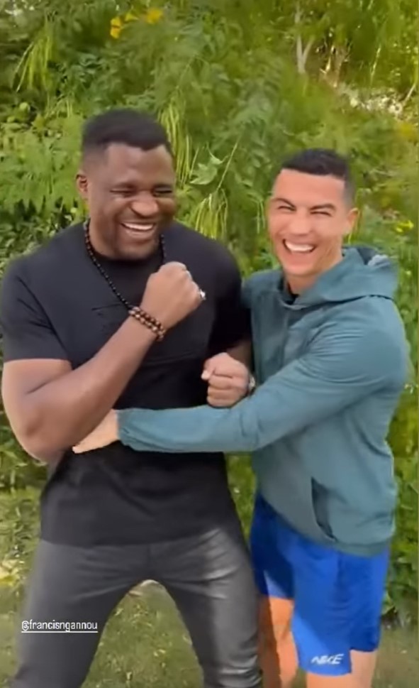 How Cristiano Ronaldo helped facilitate Tyson Fury's epic crossover fight with Francis Ngannou