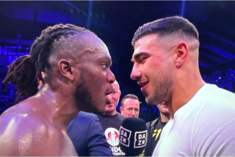 Tommy Fury continues to train as the talks about a KSI fight continue