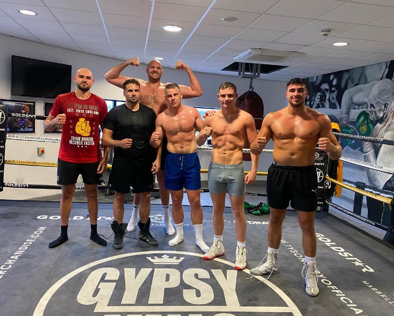 Tommy Fury continues to train as the talks about a KSI fight continue