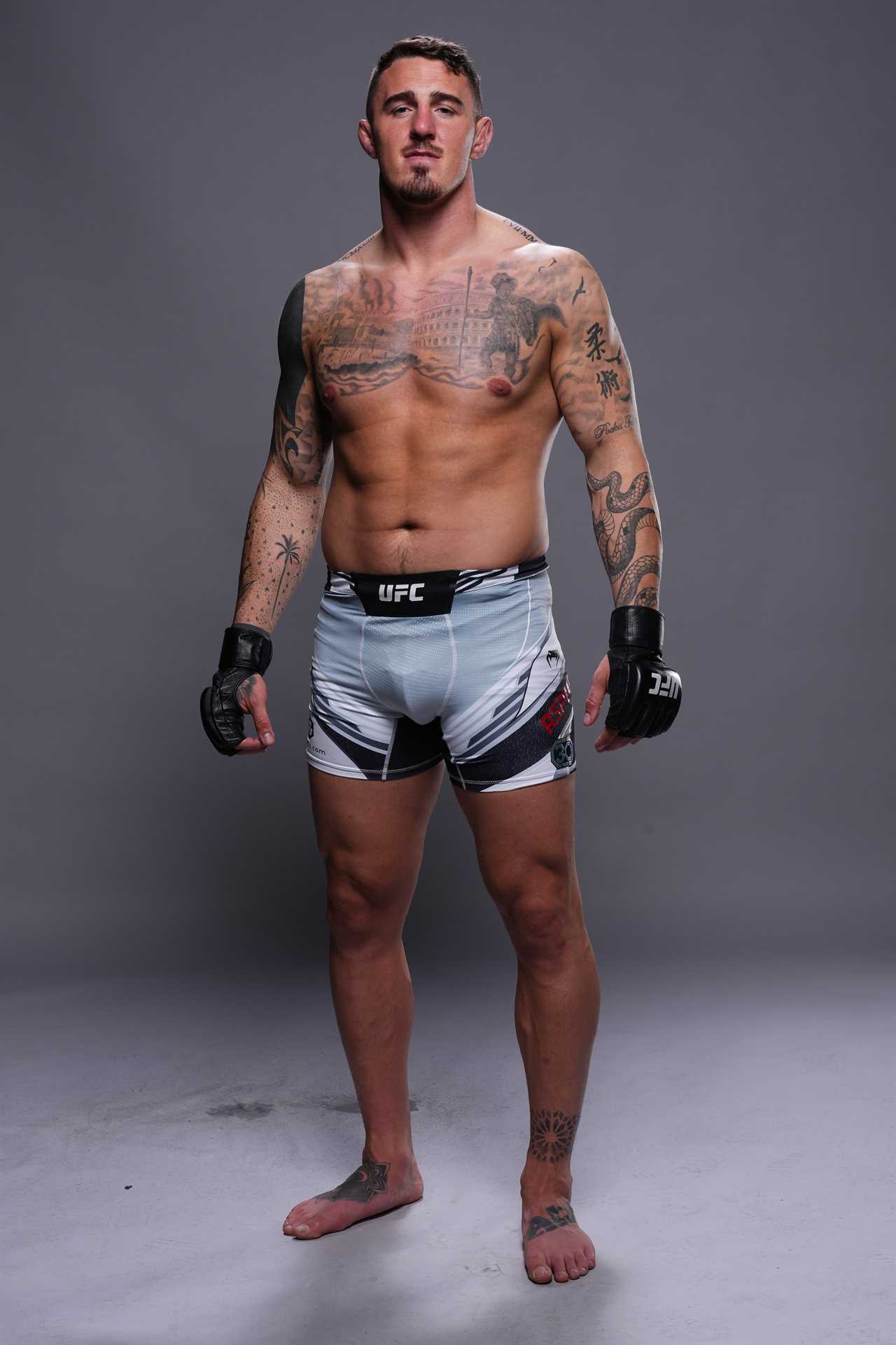 Tom Aspinall calls Jon Jones out after a brutal Tybura knockout.
