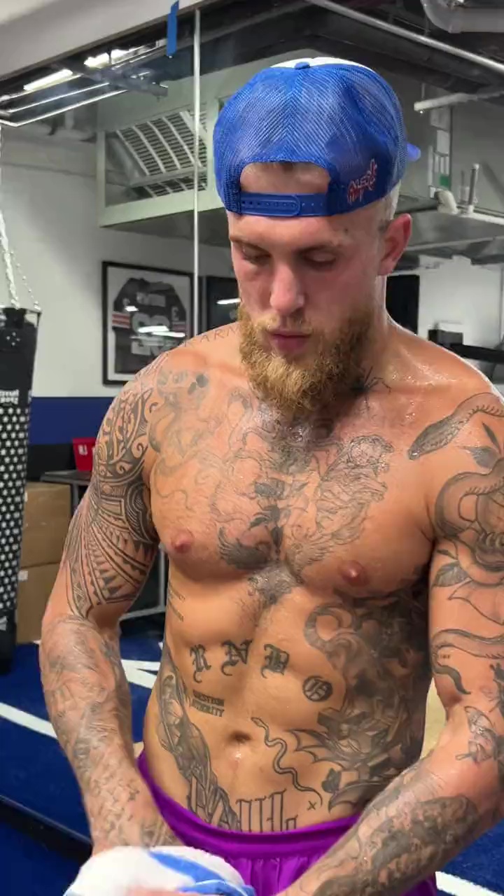 Fans are shocked by Jake Paul's stunning body transformation as he pec dances ahead of Nate Diaz fight