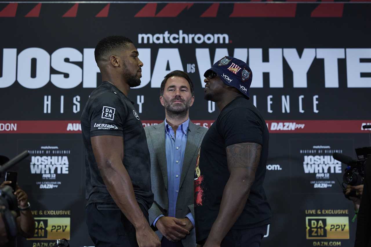 Anthony Joshua studies Greatest Heavyweight Evander Holyfield ahead of rematch with Dillian Whatte