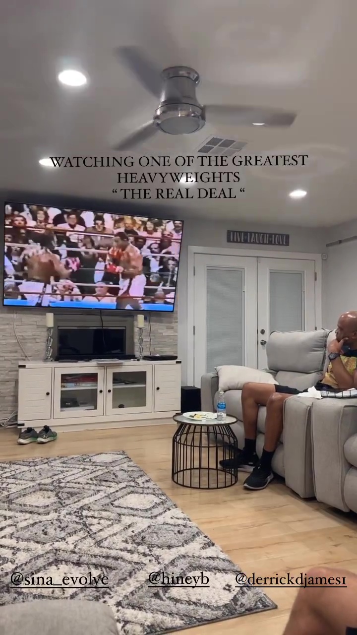 Anthony Joshua studies Greatest Heavyweight Evander Holyfield ahead of rematch with Dillian Whatte