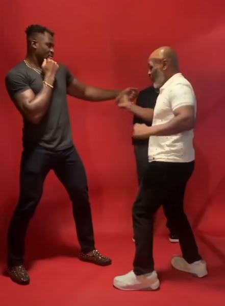 Mike Tyson offers Francis Ngannou training for Tyson Fury bout