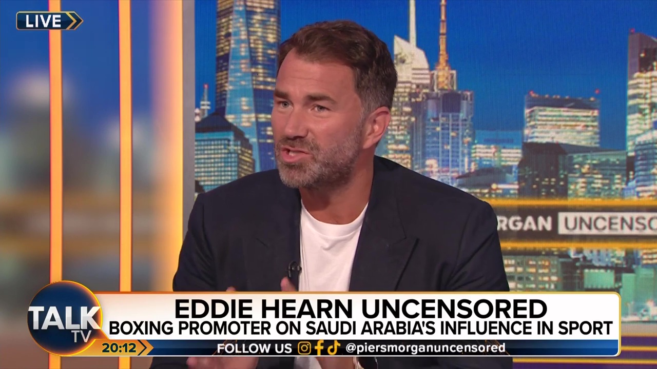 Eddie Hearn slams Tyson Fury, accusing him of prioritizing money and demanding that he beat Anthony Joshua in order to earn GOAT status