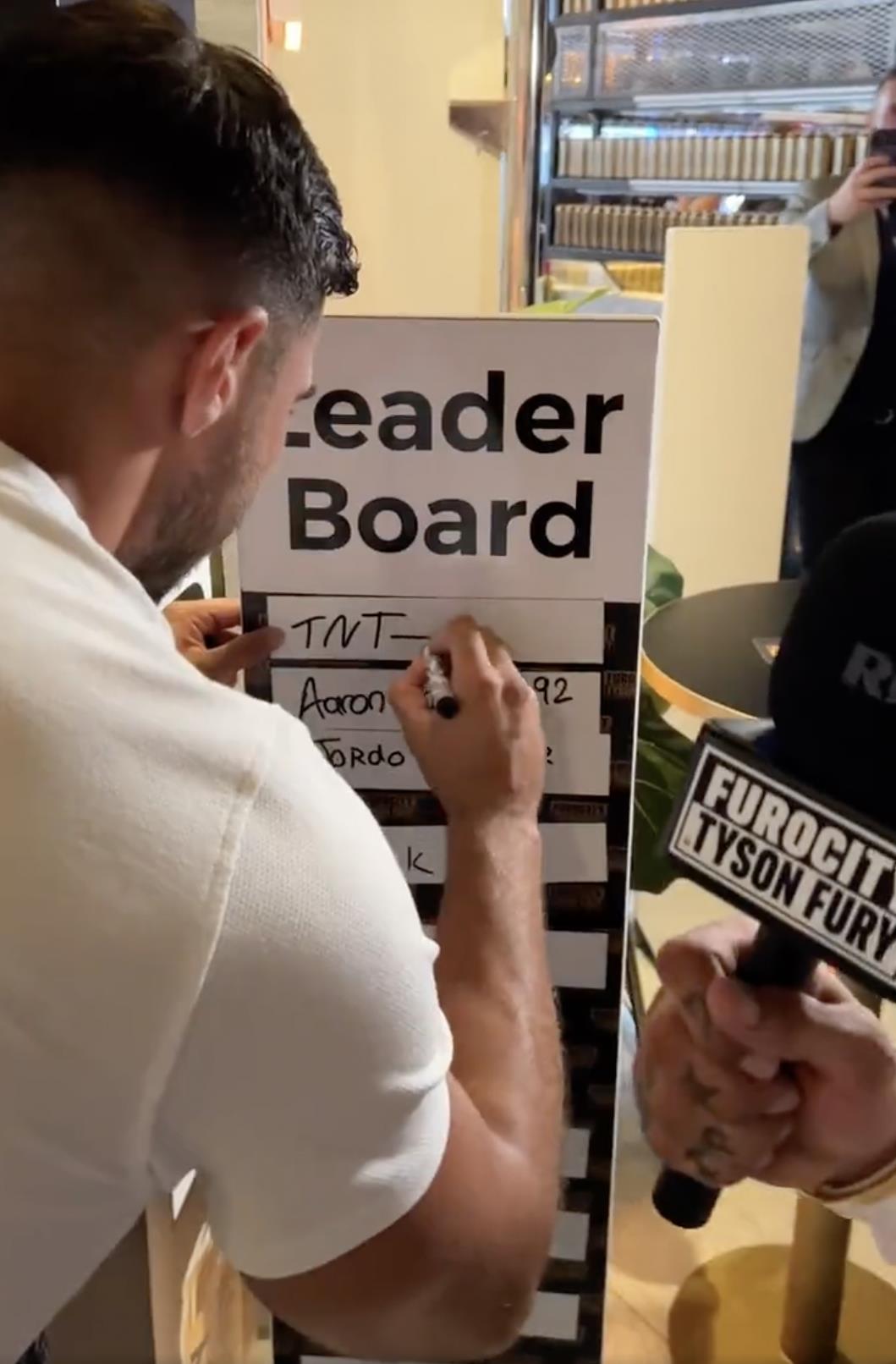 Tommy Fury Swings at KSI’s Face on Punch Machine during Furocity Event