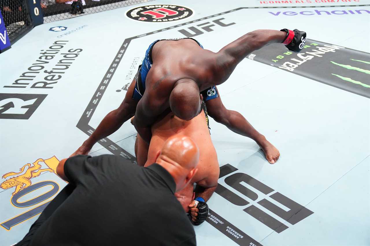 Derrick Lewis leaves UK fans in shock after 30-second KO win at UFC 291.
